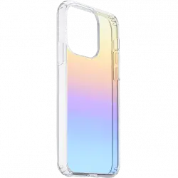 Funda - CellularLine PRISMACIPH14PRMT, Para Apple iPhone 14 PRO MAX, Trasera, TPU, Efecto iridiscente, Multicolor