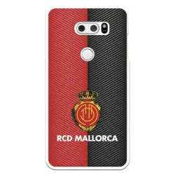 Funda Para Lg V30 Del Mallorca Rcd Mallorca Diagonales Transparente - Licencia Oficial Rcd Mallorca