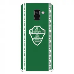 Funda Para Samsung Galaxy A8 2018 Del Elche Cf Escudo Fondo Verde Escudo Fondo Verde - Licencia Oficial Elche Cf