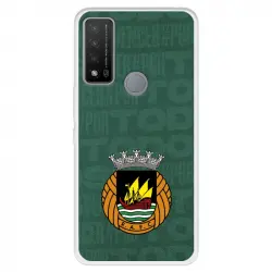 Funda Para Tcl 20r 5g Del Escudo Fondo Verde - Licencia Oficial Rio Ave Fc