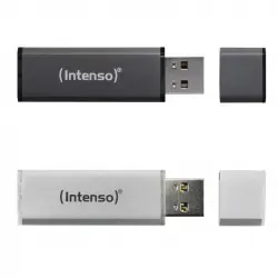 Intenso Alu Line Pack 2 x 32GB USB 2.0 Antracita + Plata