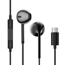 Inves - Auriculares De Botón HP-3012 USB-C Negro