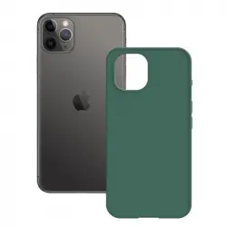 Ksix Funda Semirrígida para iPhone 11 Pro Max Verde Bulk