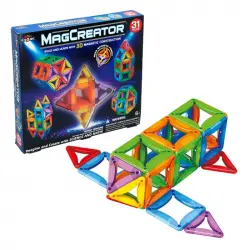 Magcreator 3d Juego De Construcción 31 Piezas