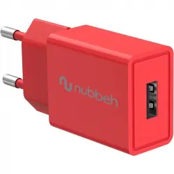 Nubbeh Bhoot Cargador de Pared USB-A 10W Rojo