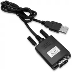 OcioDual Cable Adaptado USB 2.0 a Puerto Serie DB9 80cm Macho/Macho