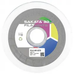 Sakata 3D Bobina de Filamento PLA HR-870 1.75mm Gris 1Kg