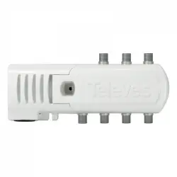 Televes Amplificador Antena TV 6 Salidas 16dB Blanco