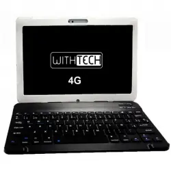 Withtech CIS Edison VI 10.1" 6/64GB 4G Plata + Funda con Teclado