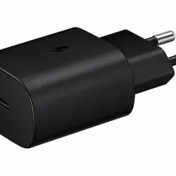 Cargador - Samsung EP-TA800NBEGEU, 25 W, Super Fast Charging, Sin Cable, Negro