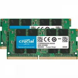 Crucial SO-DIMM DDR4 2666MHz PC4-21300 32GB 2x16GB CL19