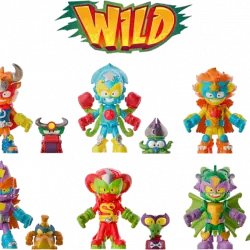 Figura - Sherwood Superthings Wild Kids, aleatoria, Multicolor