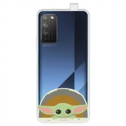 Funda Para Huawei Honor X10 5g Oficial De Star Wars Baby Yoda Sonrisas - The Mandalorian