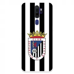 Funda Para Oppo A9 2020 Del Badajoz Escudo Blanquinegro - Licencia Oficial Club Deportivo Badajoz