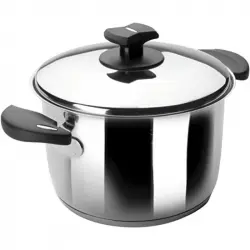 Lacor Ladycor Olla Recta con Tapa 24cm Acero Inoxidable