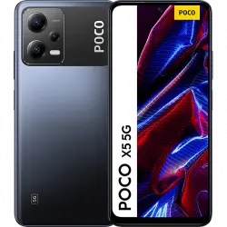 Móvil - Pocophone X5, Negro, 256 GB, 8 GB RAM, 6.67" FHD+ AMOLED DotDisplay, Snapdragon® 695, 5000 mAh, Android