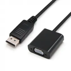 Nanocable Conversor DisplayPort a sVGA Negro 15 cm