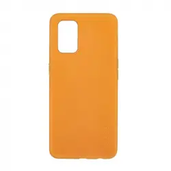 Oppo Funda Liquid Siliona Naranja para Oppo A52/A72