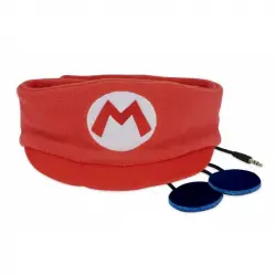 OTL Technologies Auriculares Infantiles Planos con Banda Ajustable Lavable Super Mario