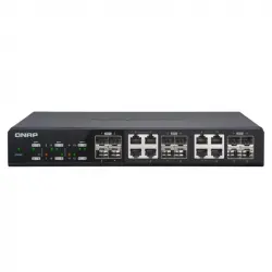 QNAP QSW-M1208-8C Switch Gestionado L2 8 Puertos Combinados SFP+/RJ45 10GbE + 4x Puertos SFP+ 10GbE
