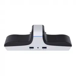 Raptor CS200-U Estación de Carga Dual para Mandos PS4/PS5 con 2 Puertos USB Adicionales