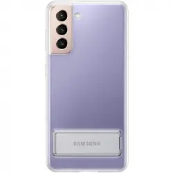 Samsung Clear Standing Cover Funda Transparente para Samsung Galaxy S21