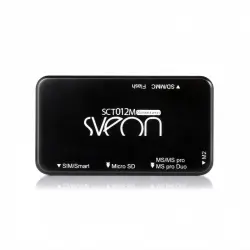 Sveon SCT012M Multilector de Tarjetas SD/MicroSD/MMC/MS/DNIe 3.0