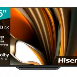 TV OLED 65" - Hisense 65A85H, UHD Premium 4K, Dolby Atmos, Smart TV, Bluetooth, Wi-Fi 6, HDMI, Control de voz, Negro