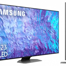 TV QLED 98" - Samsung TQ98Q80CATXXC, UHD 4K, Smart TV, Inteligencia Artificial, Quantum Dot, Gaming Hub, DVB-T2 (H.265), Carbon Silver