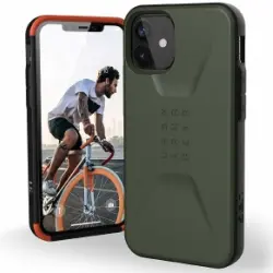 Uag Civilian Verde Carcasa Apple Iphone 12 Mini Resistente