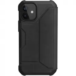 UAG Metropolis LTHR ARMR Funda Negra para iPhone 12 Mini