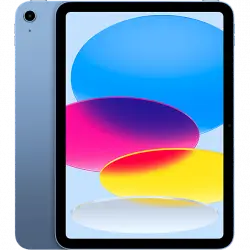 APPLE iPad (2022 10ª gen), 64 GB, Azul, WiFi+CELL, 10.9", Retina, Chip A14 Bionic, iPadOS 16