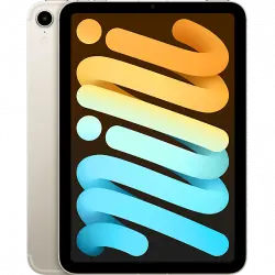APPLE iPad mini (2021 6ª gen), 64 GB, Blanco estrella, WiFi + Cell, 8.3 ", Retina, Chip A15 Bionic, iPadOS