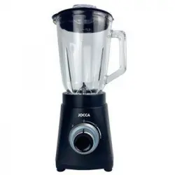 Batidora De Vaso Con Jarra De Cristal 1'5l, 1000w Jocca - Negro