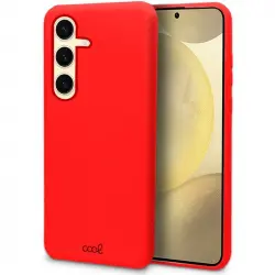 Cool Funda de Silicona Flexible Roja para Samsung Galaxy S24 Plus