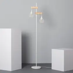 Efectoled Lámpara De Pie Monah Smart Wifi Con Regulador Blanco