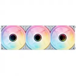 Forgeon Overmind Ventiladores Suplementarios Interconectables Pack 3x 120mm ARGB PWM Blancos