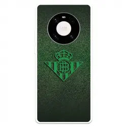 Funda Para Huawei Mate 40 Pro Del Betis Escudo Verde Fondo Trama - Licencia Oficial Real Betis Balompié