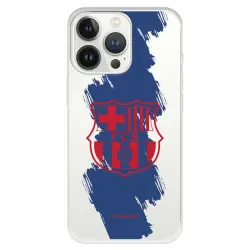 Funda Para Iphone 13 Pro Del Barcelona Escudo Rojo Trazo Azul - Licencia Oficial Fc Barcelona