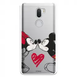 Funda Para Xiaomi Mi 5s Plus Oficial De Disney Mickey Y Minnie Beso - Clásicos Disney