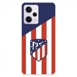 Funda Para Xiaomi Redmi Note 12 Pro 5g Del Atlético De Madrid Escudo Fondo Atletico - Licencia Oficial Atlético De Madrid
