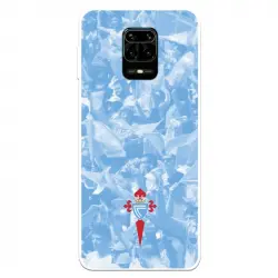 Funda Para Xiaomi Redmi Note 9 Pro Del Celta Escudo Fondo Hinchada - Licencia Oficial Rc Celta