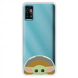 Funda Para Zte Blade A71 Oficial De Star Wars Baby Yoda Sonrisas - The Mandalorian