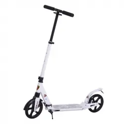 Homcom Patinete Plegable Blanco