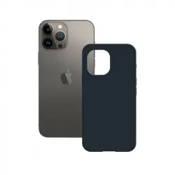 Ksix Funda Semirrígida Antideslizante para iPhone 13 Pro Azul Bulk