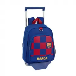 Mochila Fc Barcelona Infantil Pequeña Con Carro 1.