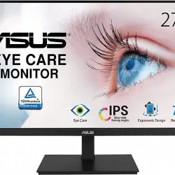 Monitor - ASUS VA27DQSB, 27" FHD, IPS, 5ms, 75Hz, Altavoces, Eye Care, Adaptive-Sync, DisplayPort, HDMI, Negro