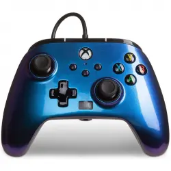 Power A Mando con Cable Azul Nébula para Xbox Series/Xbox One/PC