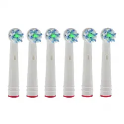 Scanpart - Cabezal De Recambio Cross Clean Compatible Oral-B 6 Unidades
