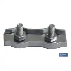 Sujetacables Planos Doble M-10 Pack 25 Uds